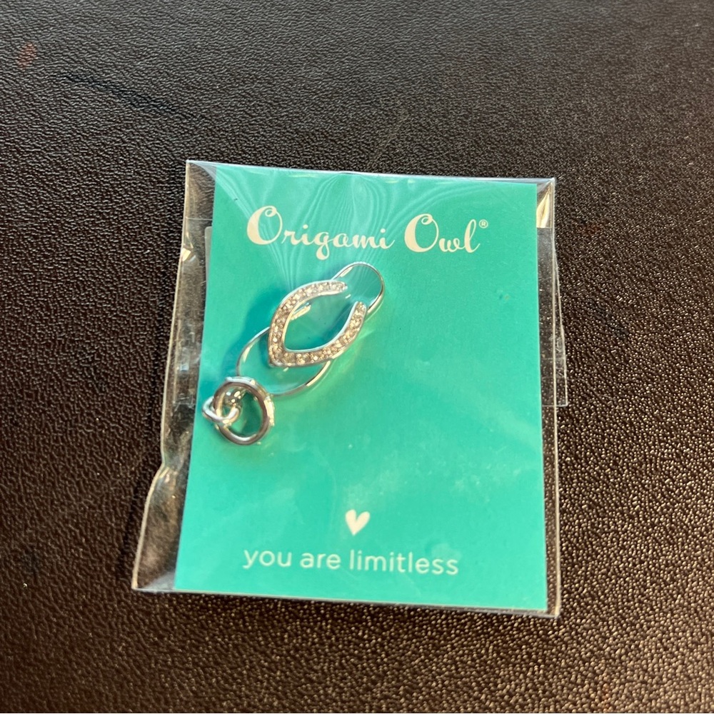 Origami Owl Flip Flop Dangle Charm